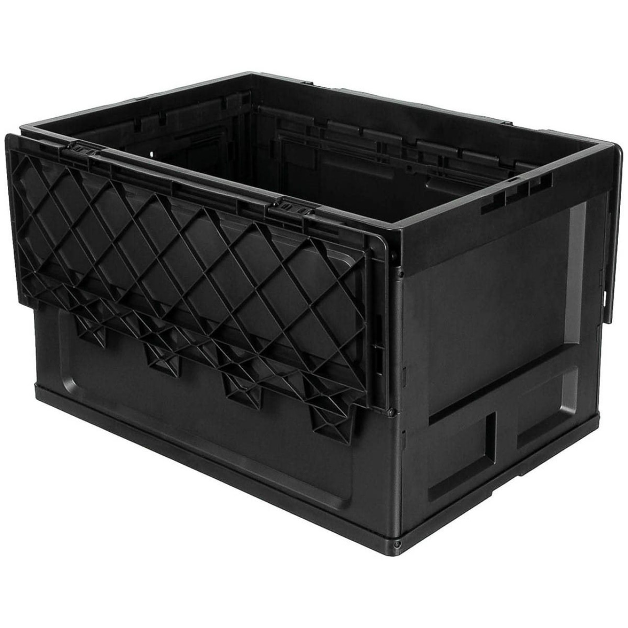 Debna skladacia  60 L plastová ČIERNA