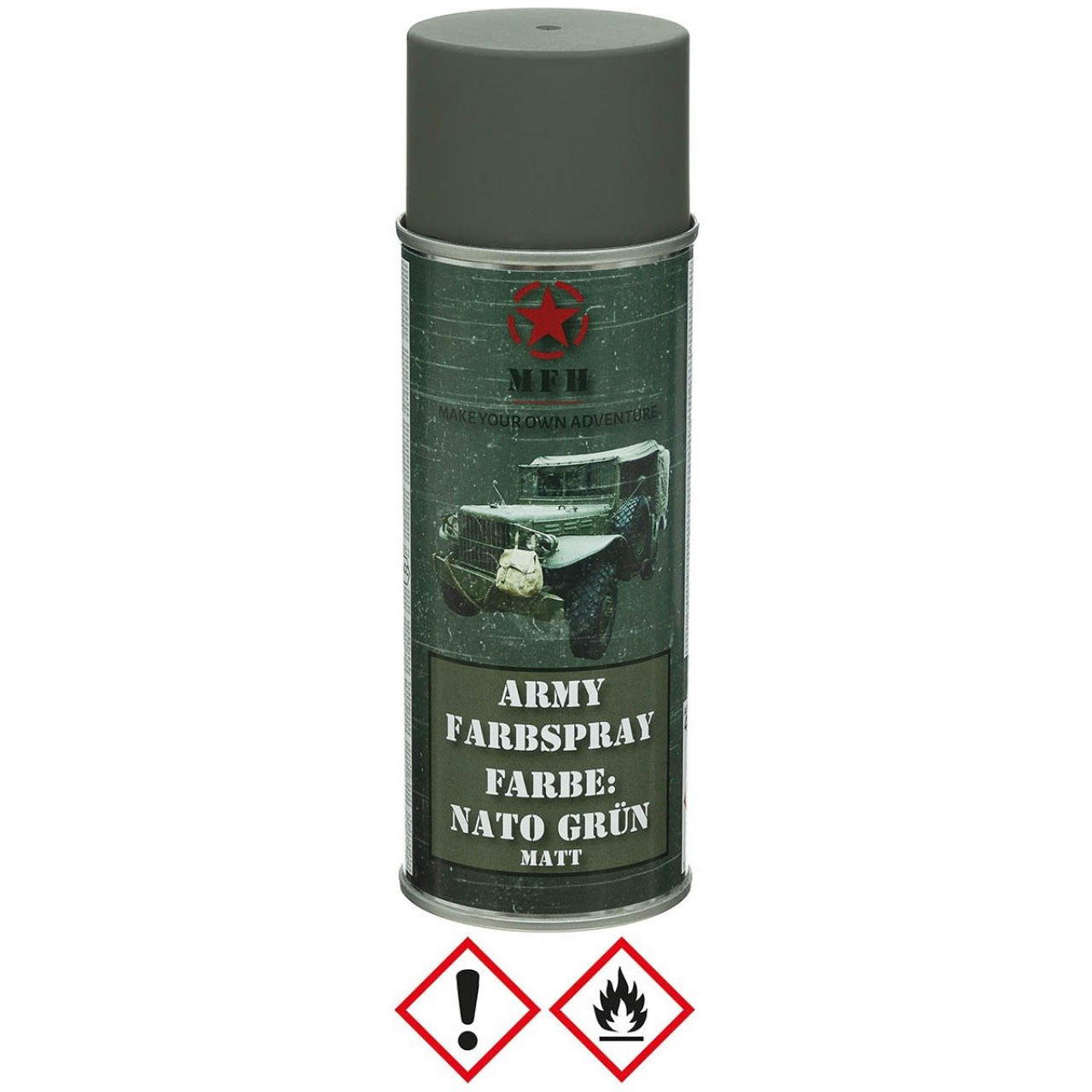 ARMY sprejová farba 400 ml NATO ZELENÁ