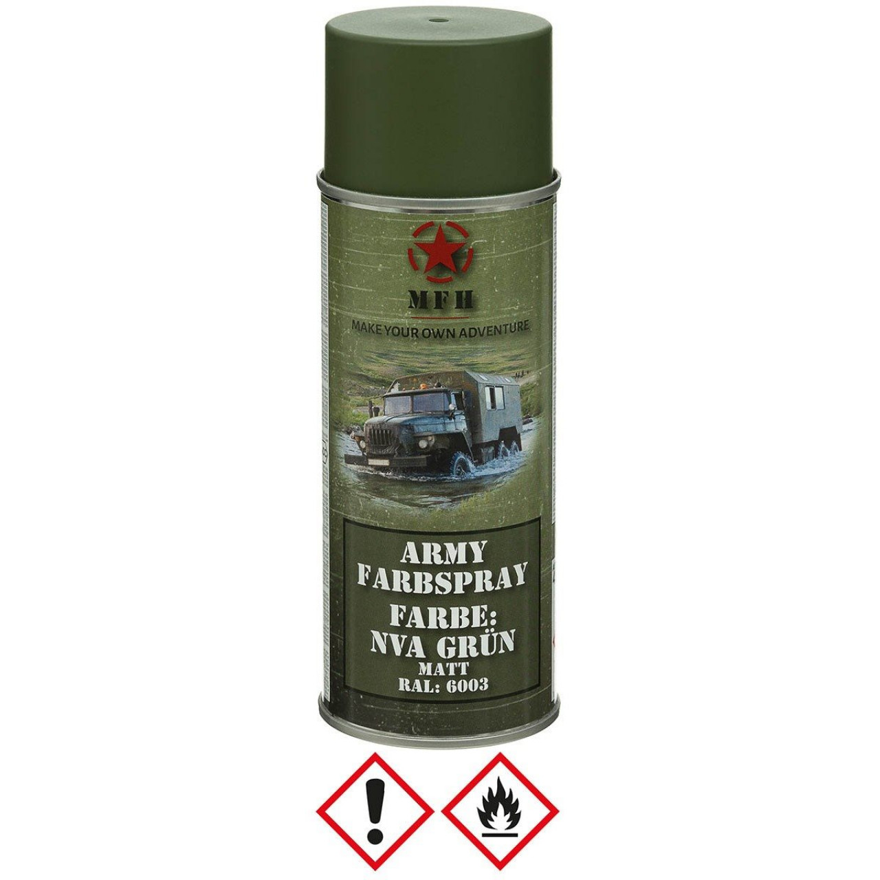 ARMY sprejová farba 400 ml NVA ZELENÁ