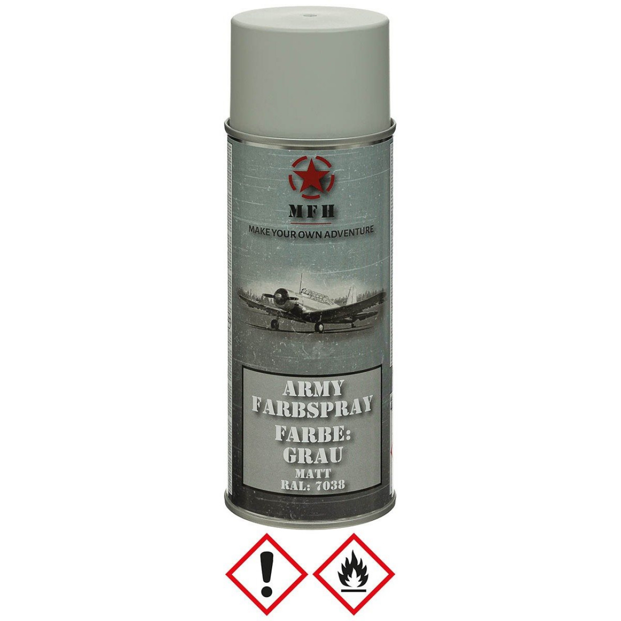 ARMY sprejová farba 400 ml ŠEDÁ