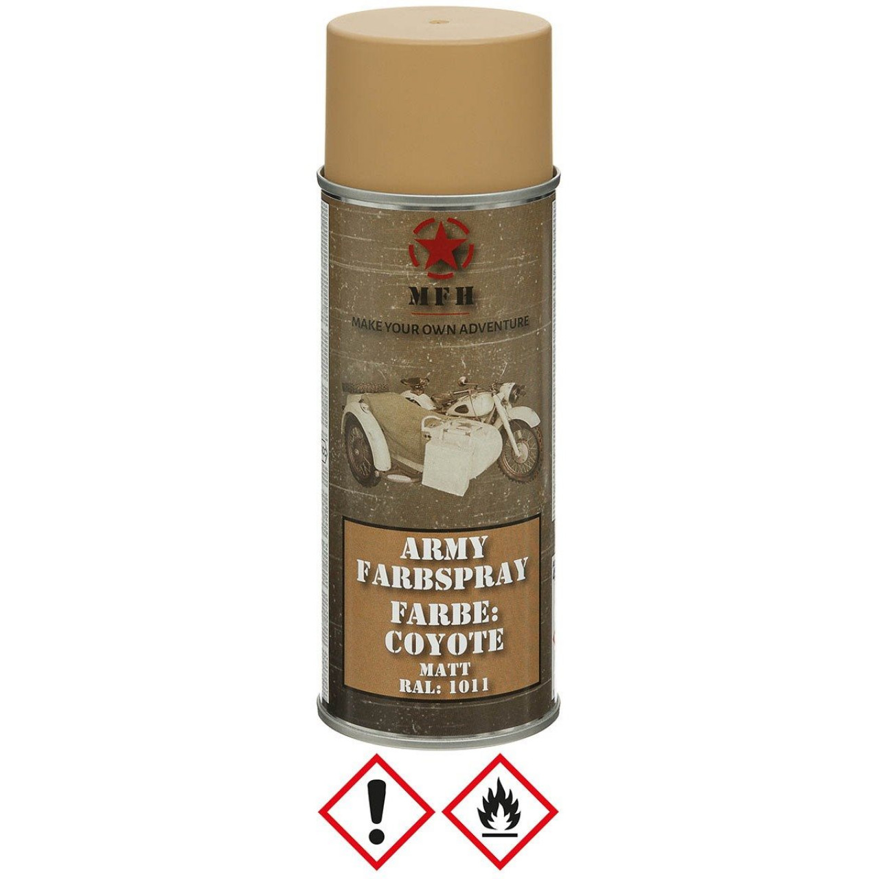 ARMY sprejová farba 400 ml COYOTE MATT