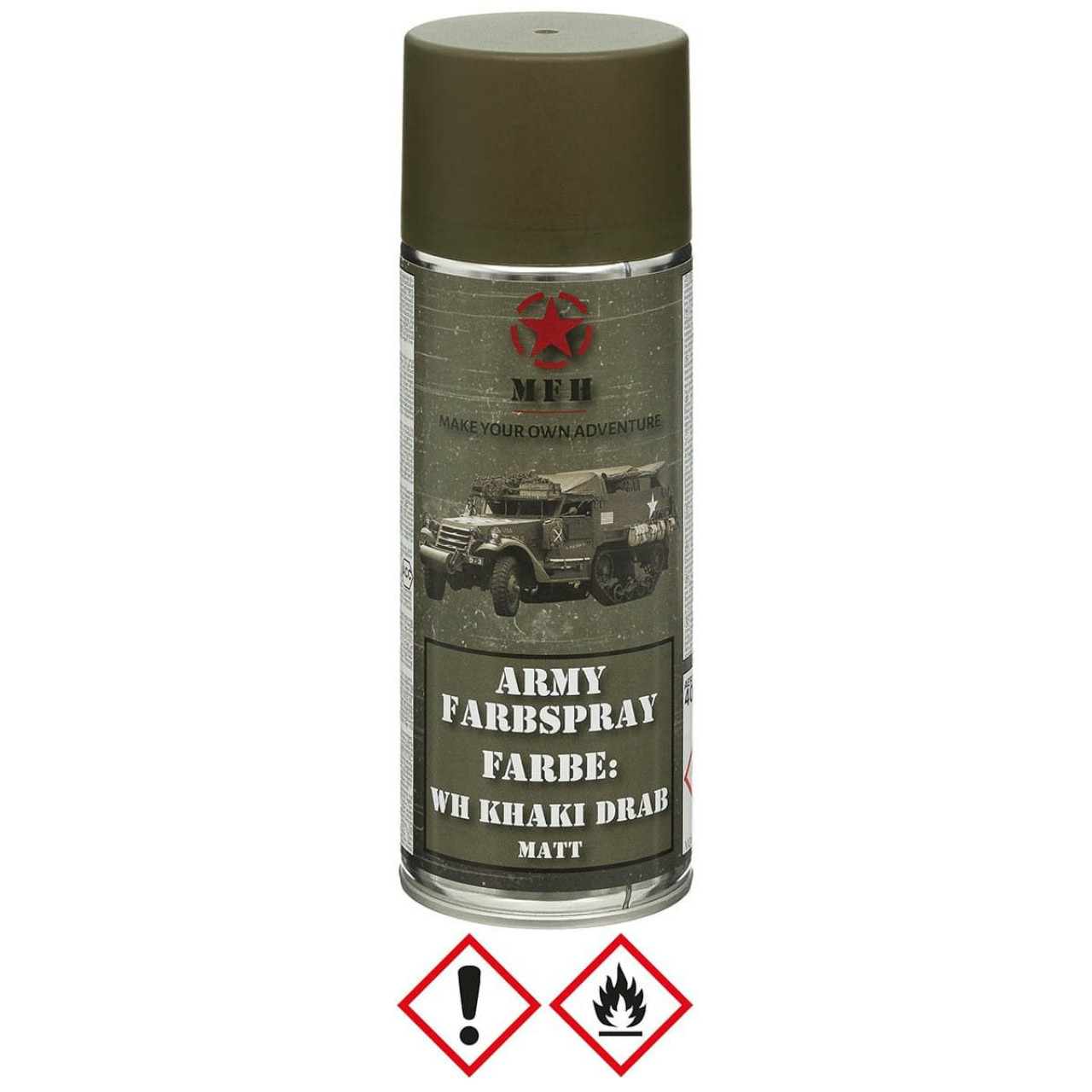 ARMY sprejová farba 400 ml MATT WH KHAKI DRAB