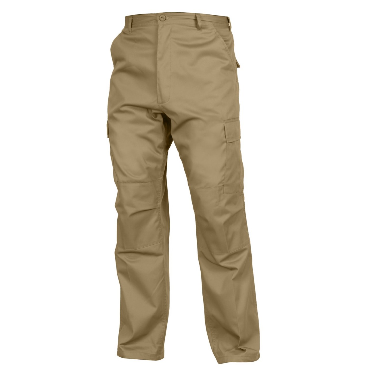 Nohavice BDU RELAXED ZIPPER FLY KHAKI
