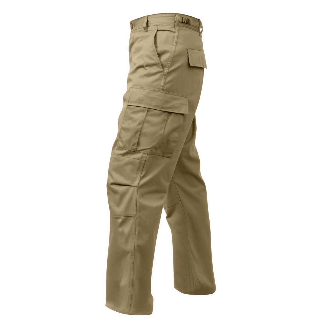 Nohavice BDU RELAXED ZIPPER FLY KHAKI