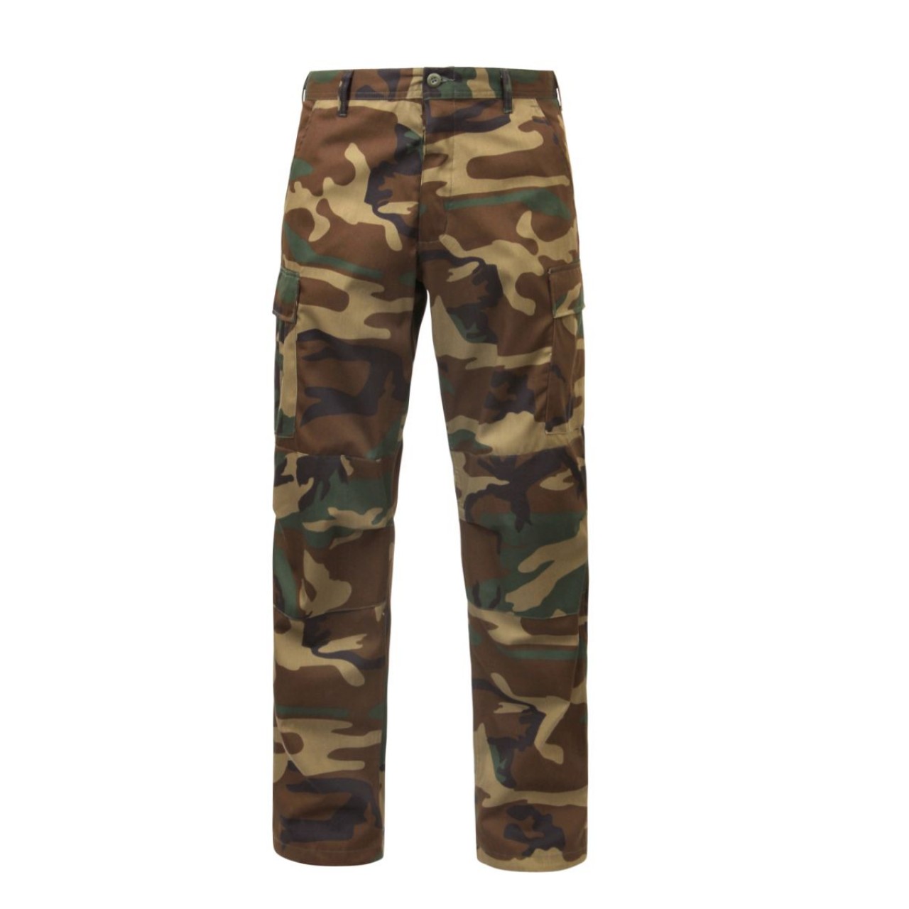 Nohavice BDU RELAXED ZIPPER FLY WOODLAND