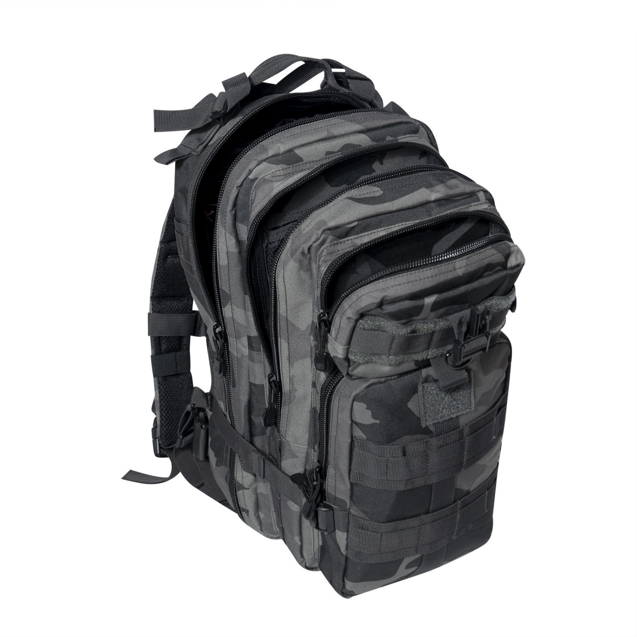 Ruksak ASSAULT I MEDIUM TRANSPORT BLACK CAMO