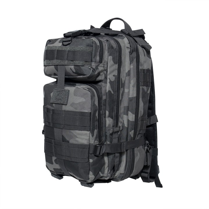 Ruksak ASSAULT I MEDIUM TRANSPORT BLACK CAMO