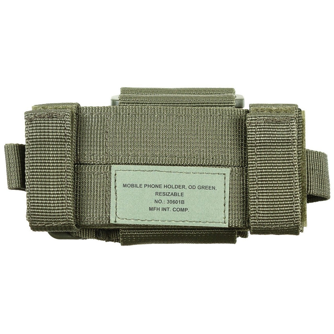 Puzdro na mobil MOLLE 90° OLIV