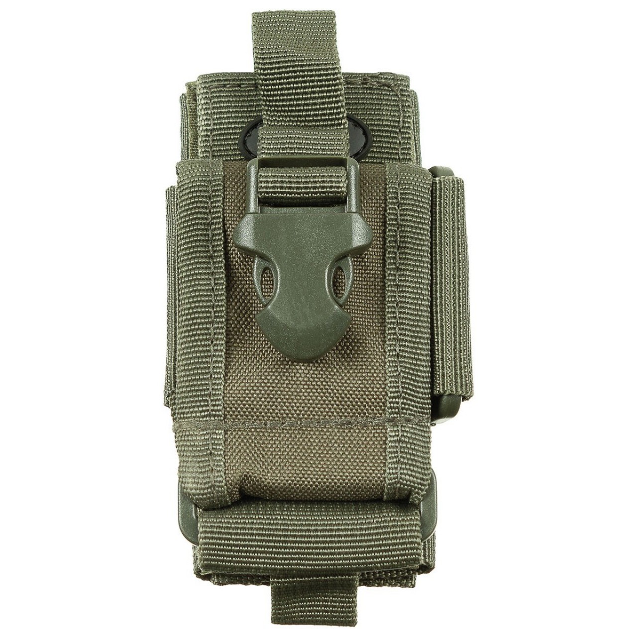 Puzdro na mobil MOLLE 90° OLIV
