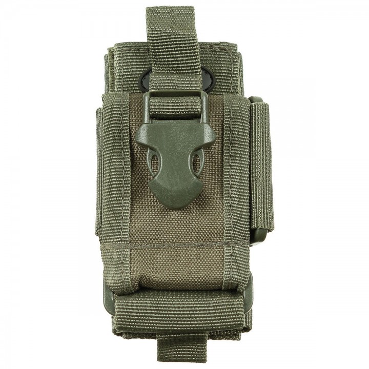 Puzdro na mobil MOLLE 90° OLIV