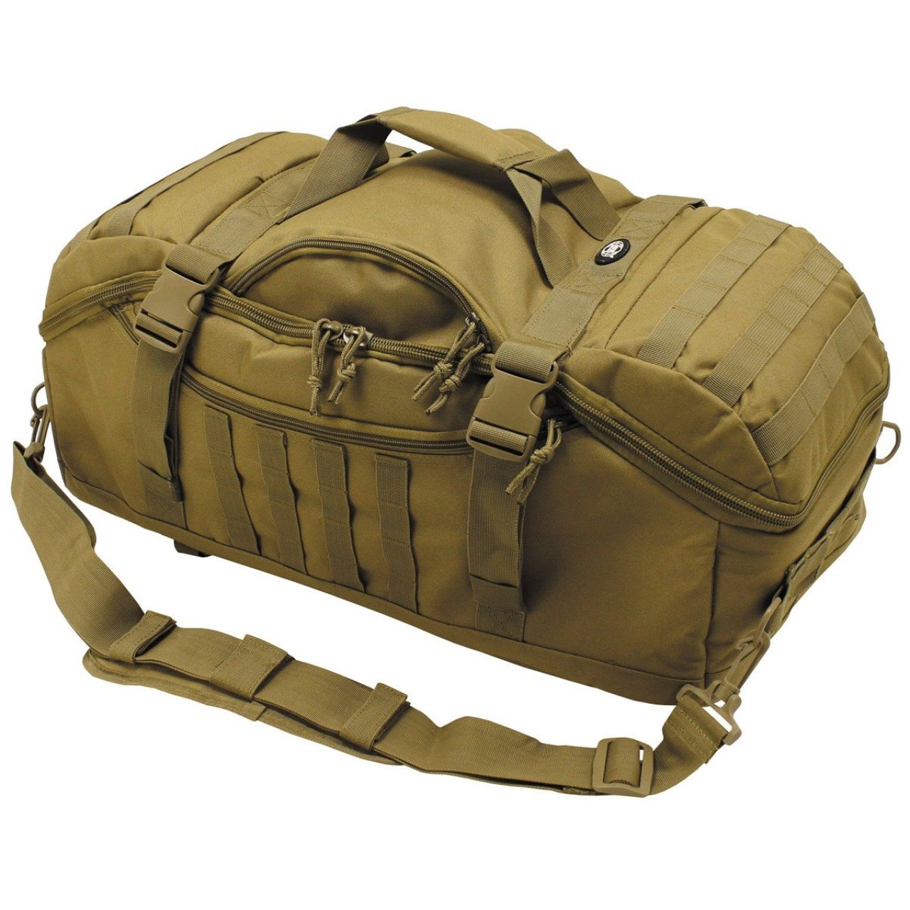 Taška kombinovaná s batohom TRAVEL MOLLE COYOTE