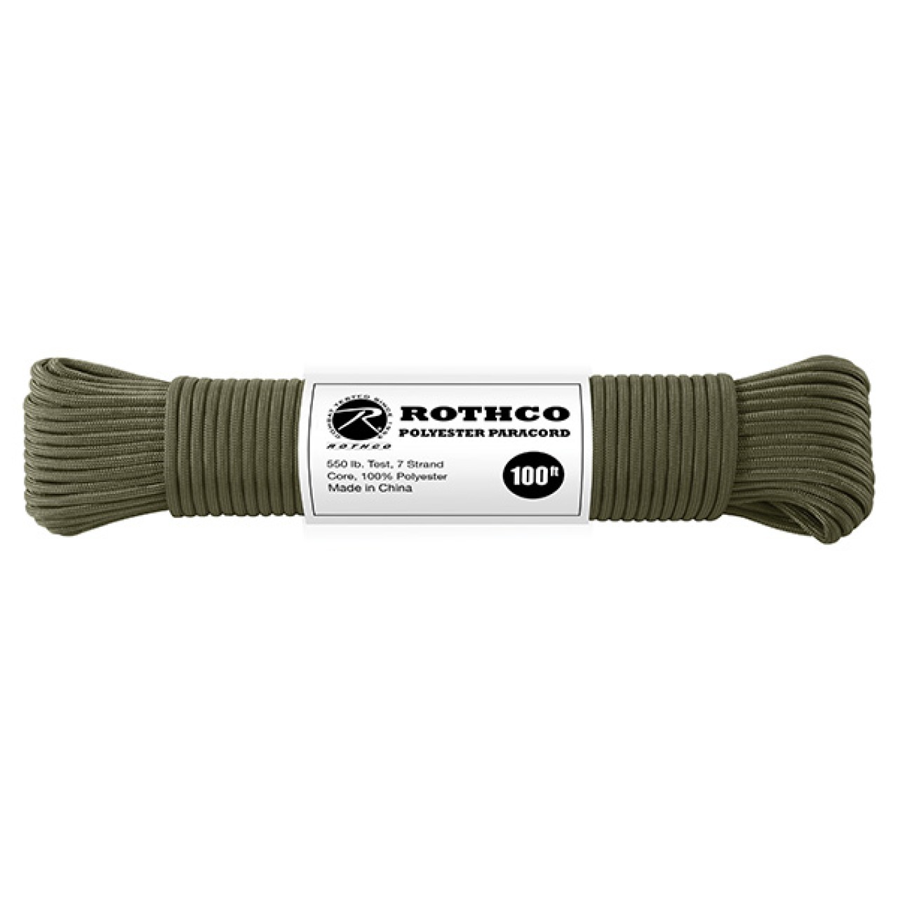 Šnúra PARACORD polyester 550LB 30m 4mm OLIV