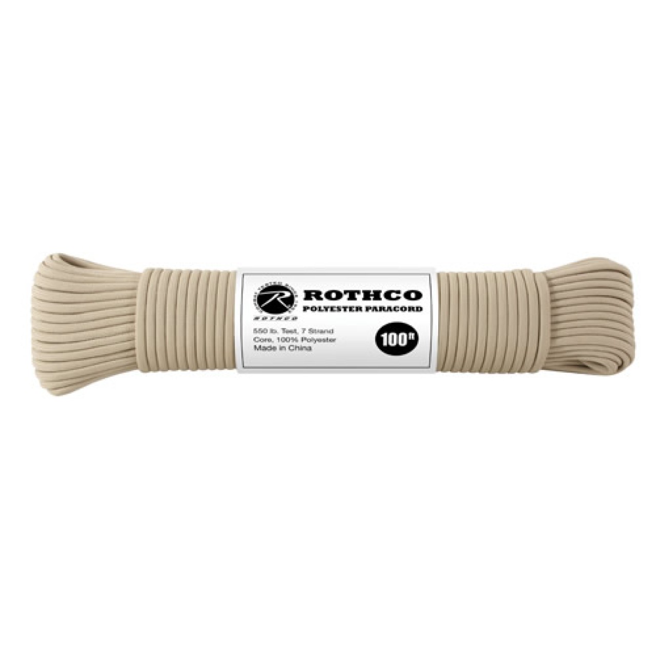 Šnúra PARACORD polyester 550LB 30m 4mm TAN