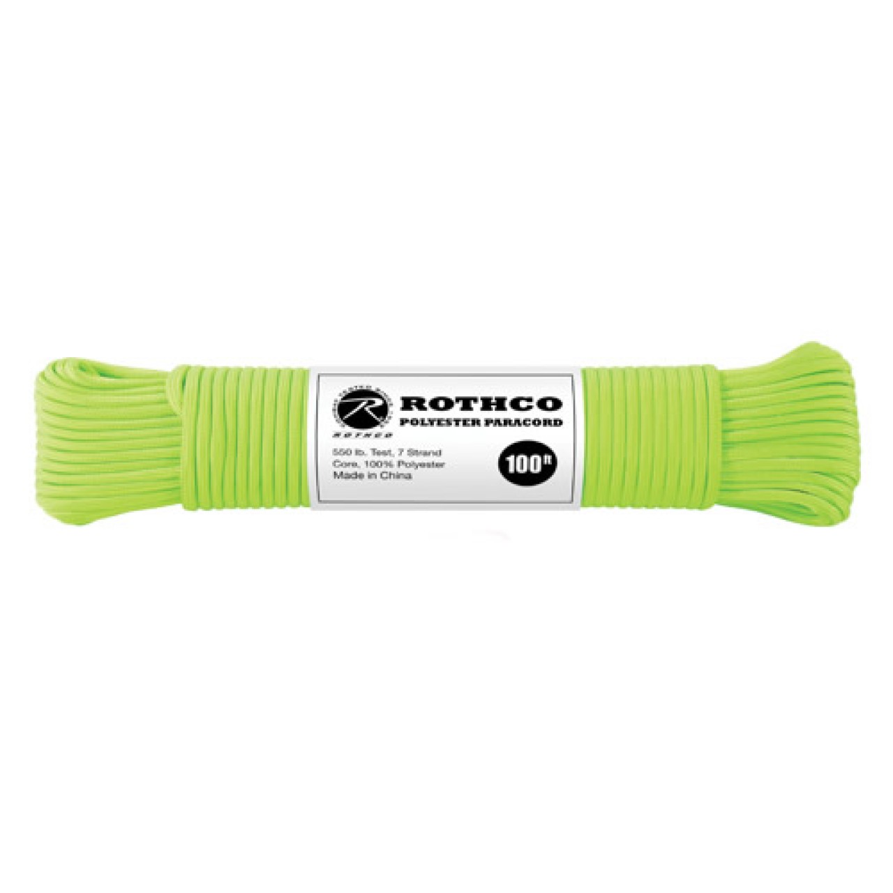 Šnúra PARACORD polyester 550LB 30m 4mm REFLEXNÁ OLIV