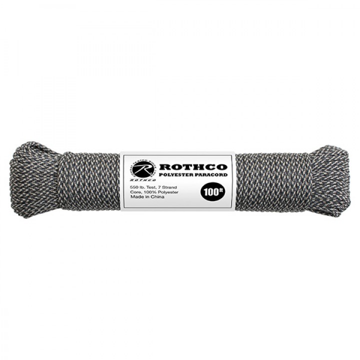 Šnúra PARACORD polyester 550LB 30m 4mm ACU, AT-DIGITAL