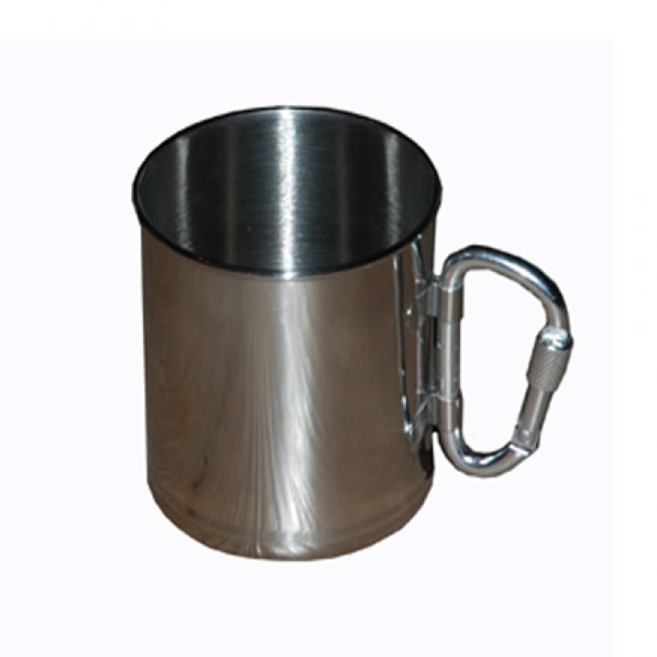 Hrnček STAINLESS STEEL skladací škrutkovacia karabína