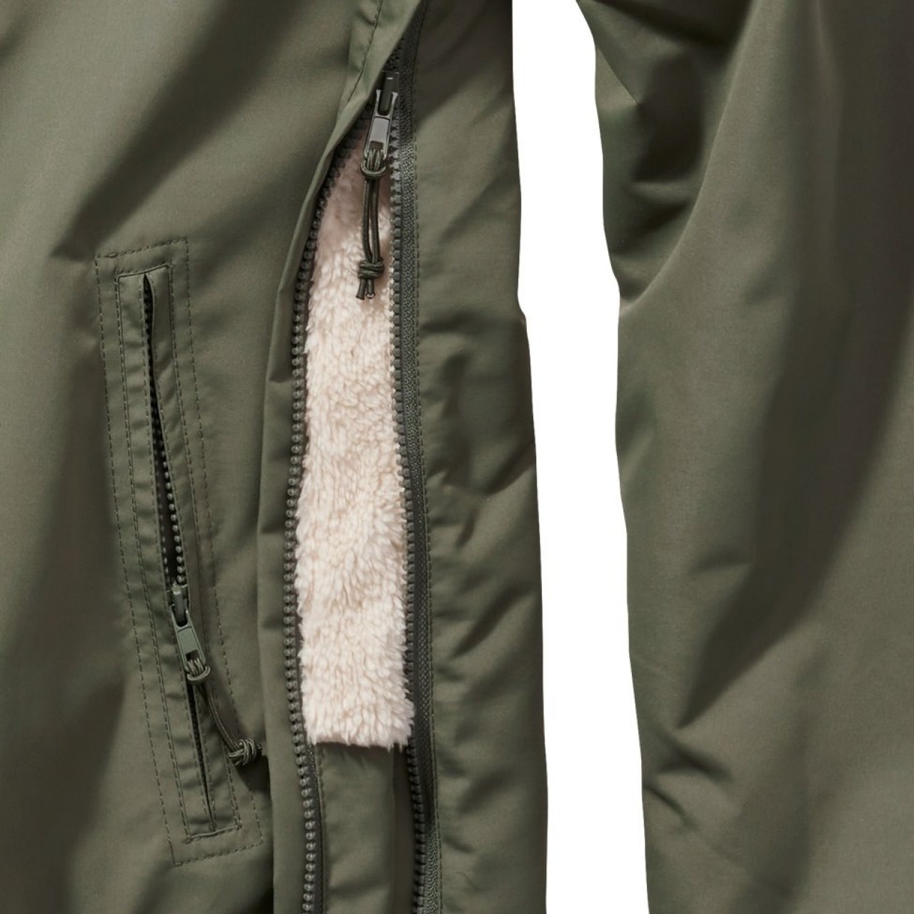 Bunda WINDBREAKER SHERPA ZELENÁ