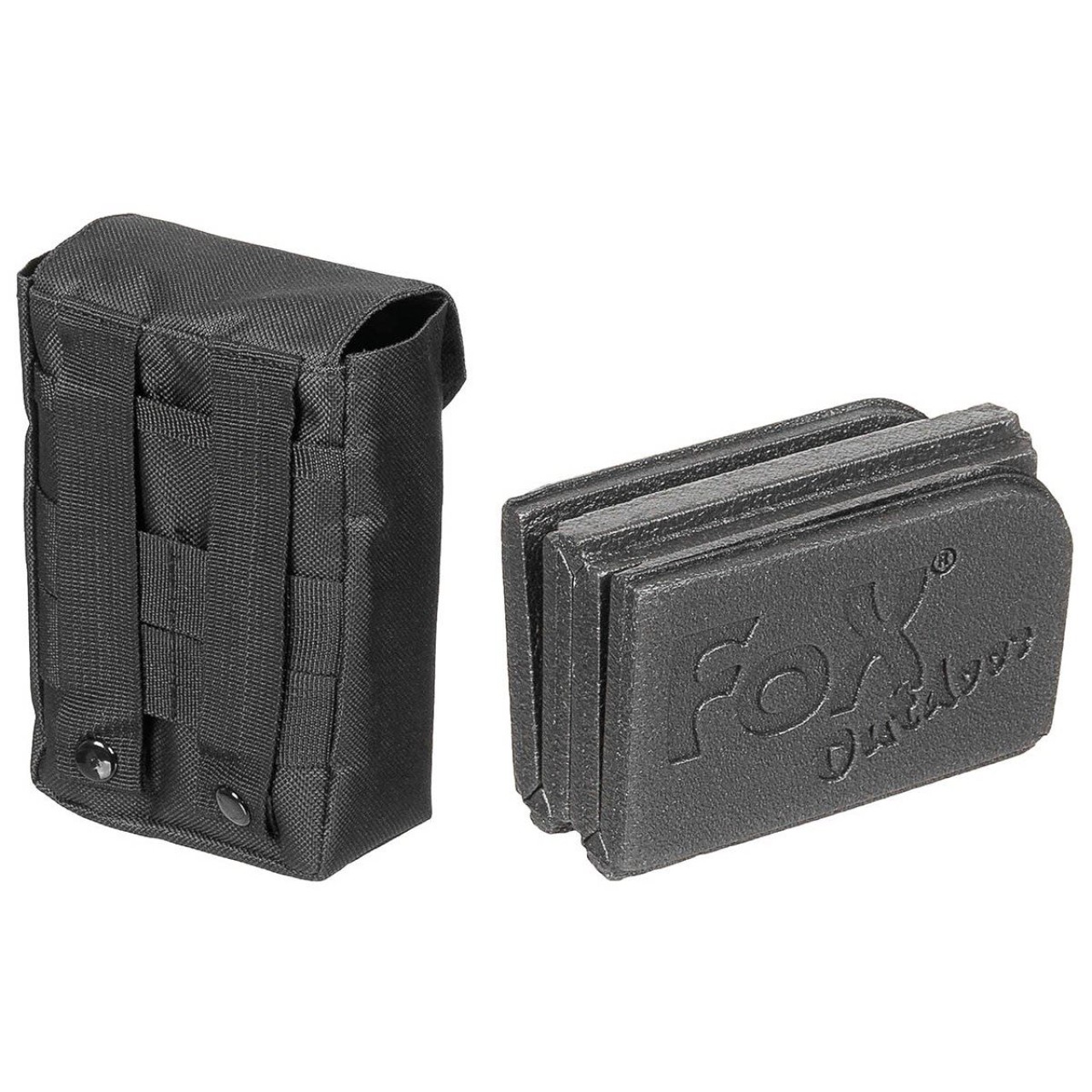 Podsedák THERMAL skladací s MOLLE púzdrom ČIERNY