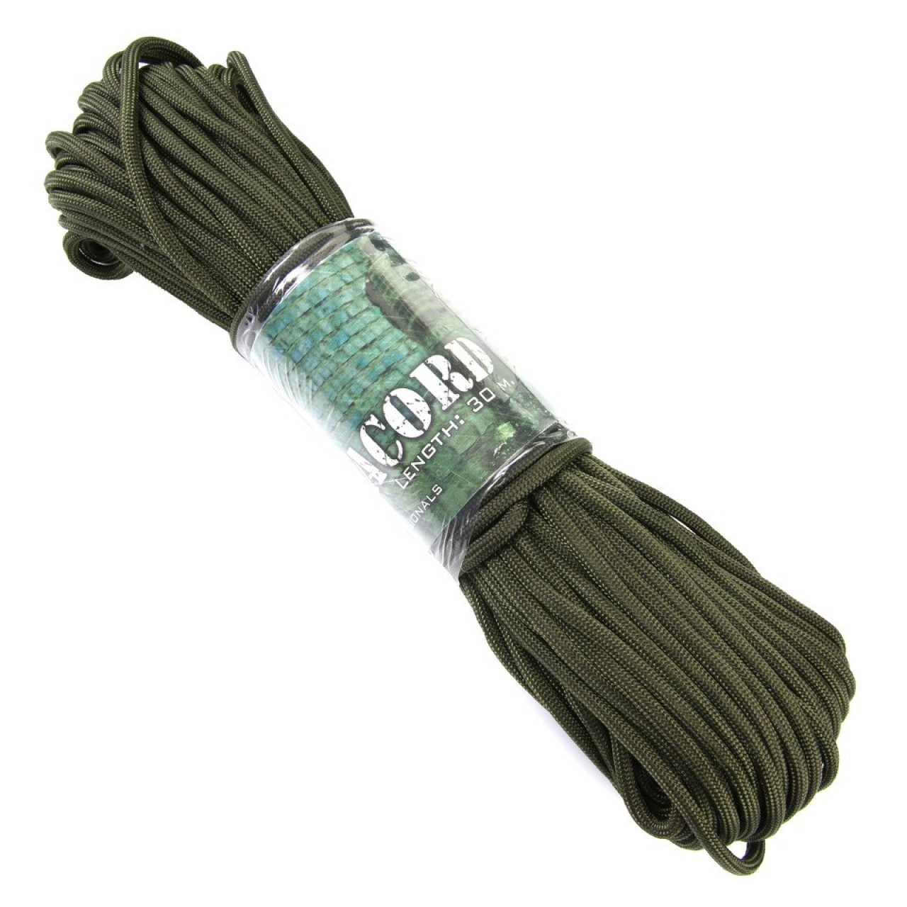 Šnúra paracord 7-vlákien NYLON 3 mm/30 m ZELENÁ
