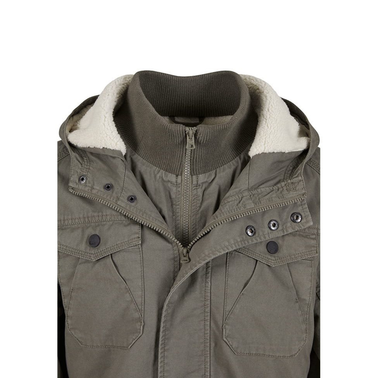 Bunda MEADOW zateplená OLIVE GREEN