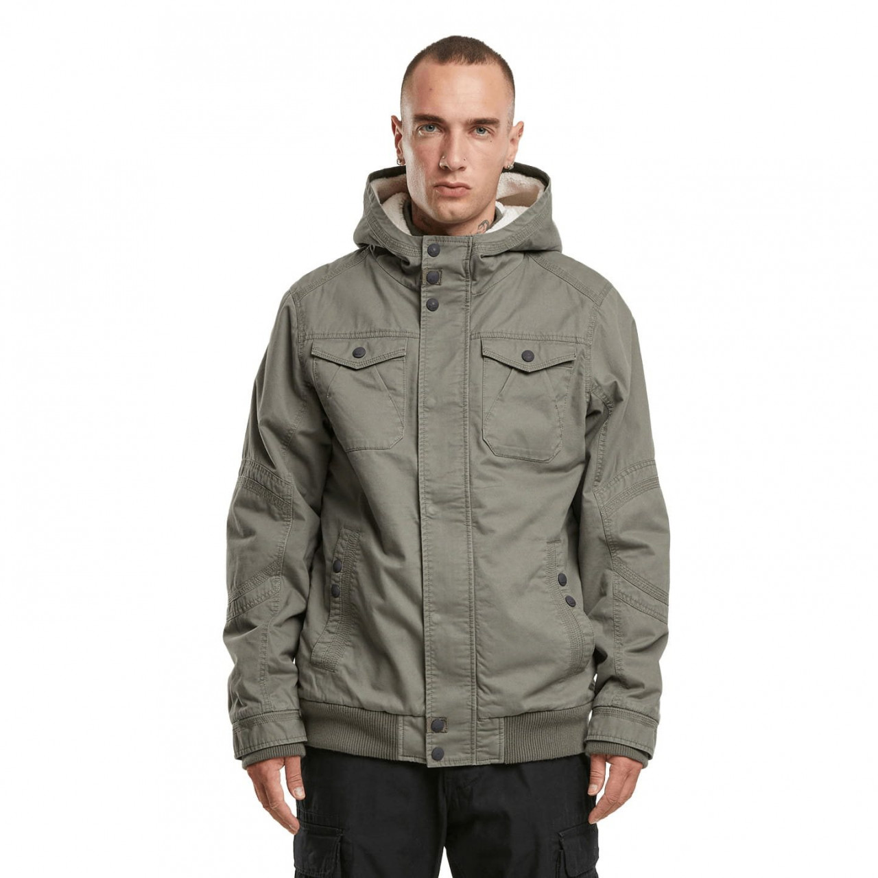 Bunda MEADOW zateplená OLIVE GREEN