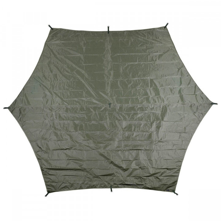 Plachta nepremokavá Hexagon-Tarp 3,4 x 3,1 m ZELENÁ