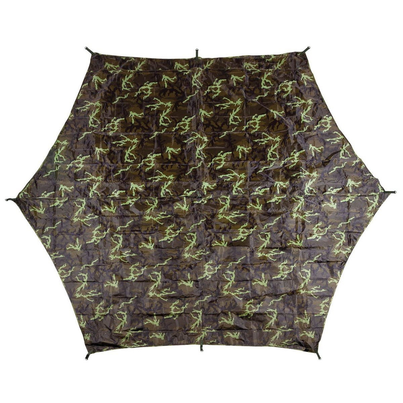 Plachta nepremokavá Hexagon-Tarp 3,4 x 3,1 m vz.95 Les