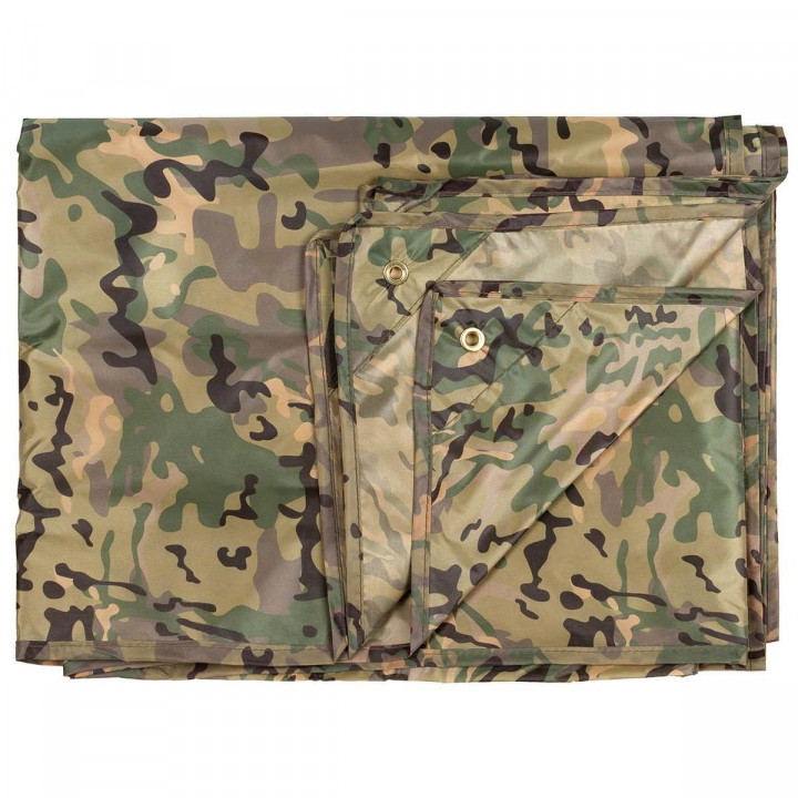 Plachta nepremokavá ľahká 3 x 5 m OPERATION CAMO