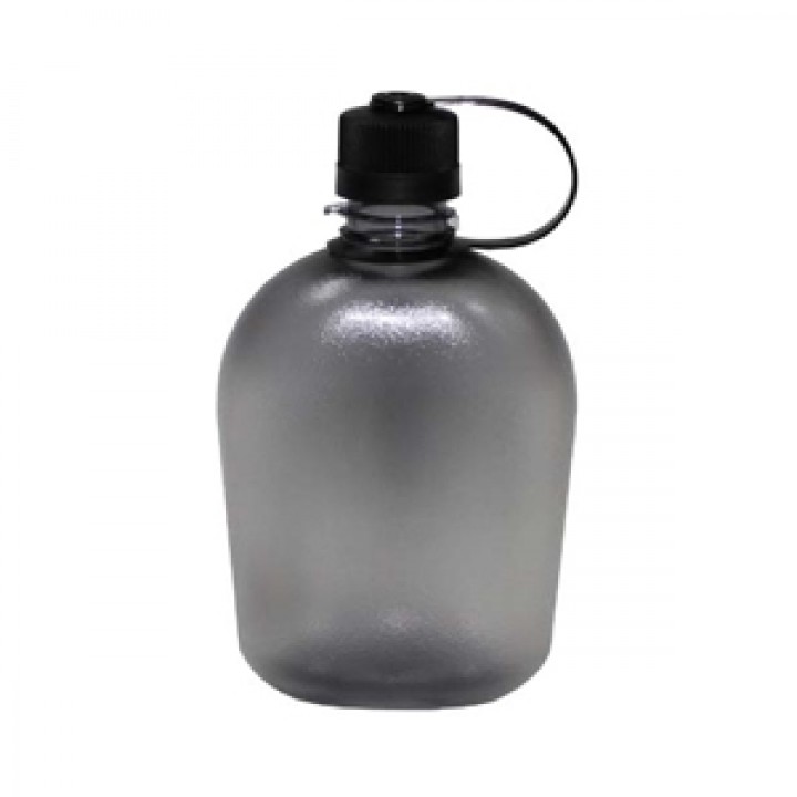 Fľaša US plastová transparentná GEN II 1L ČIERNA
