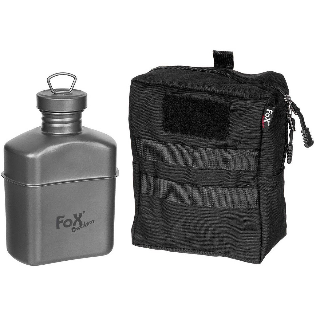 Fľaša TITAN 1l vrátane MOLLE puzdra