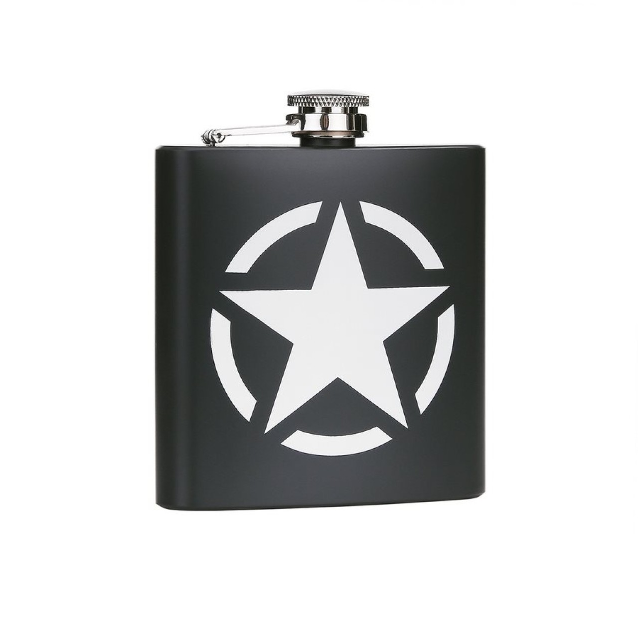Ploskačka US ARMY STAR 170 ml NEREZ OCEĽ