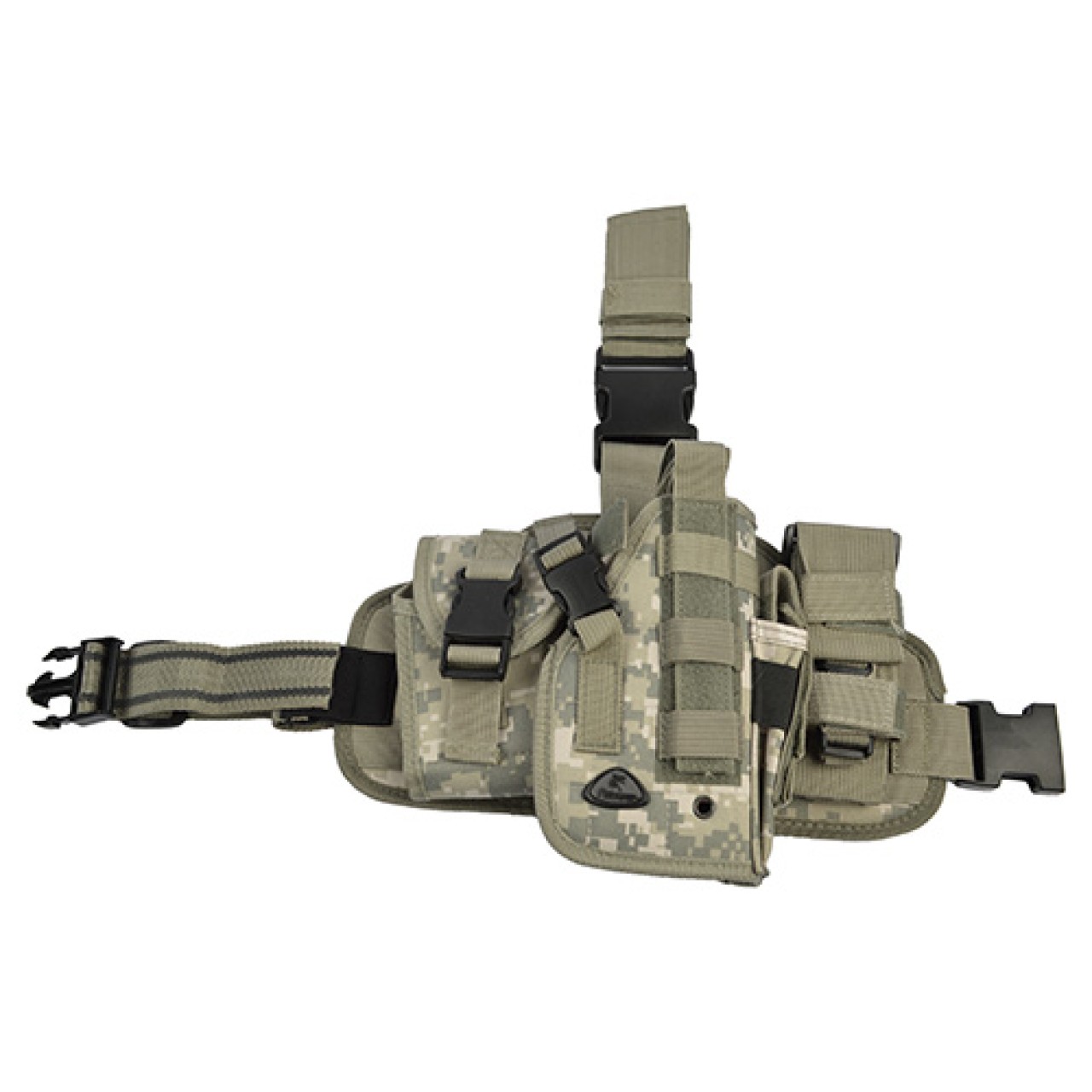 Puzdro pištoľové stehenné so zásobníkmi pravé ACU DIGITAL