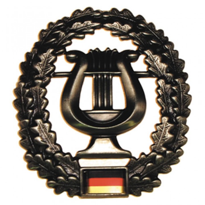 Odznak BW na baret Musikkorps kovový