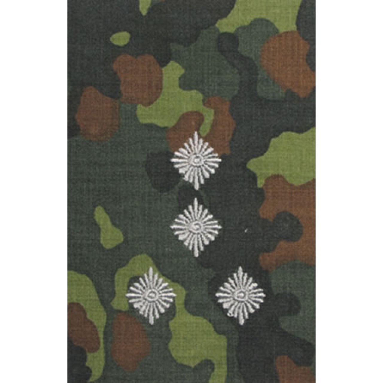 Výložky BW STABSHAUPTMANN FLECKTARN/strieborné vyšitie