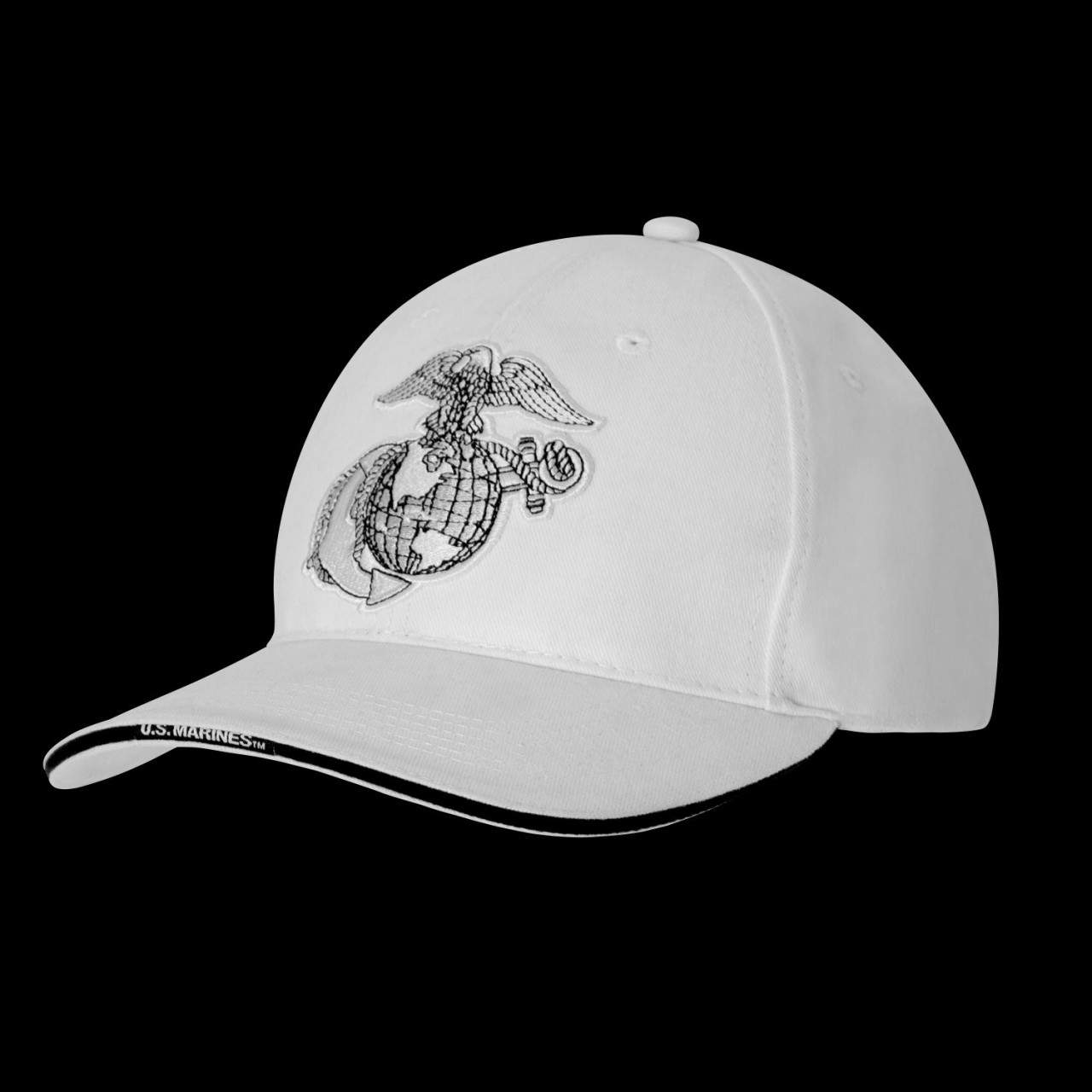 Čiapka BASEBALL GLOBE & ANCHOR BIELA