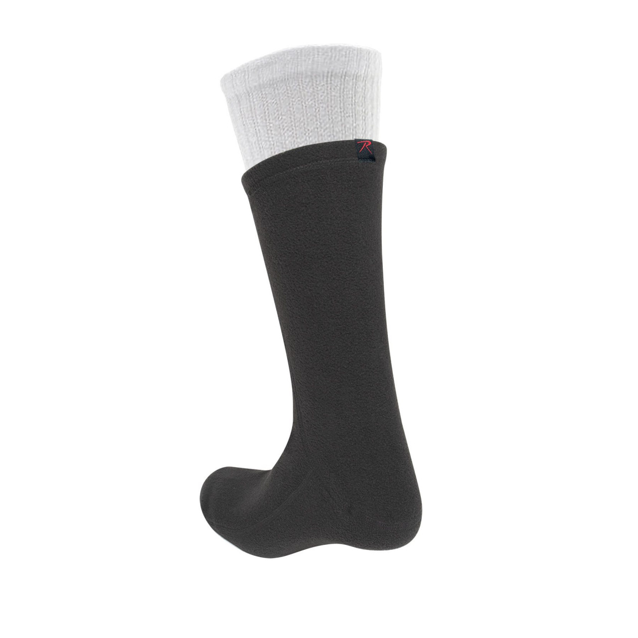 Ponožky - zatepľovacie vložky POLAR fleece ČIERNE