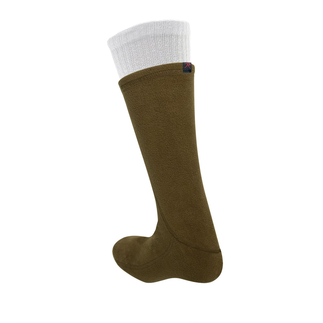 Ponožky - zatepľovacie vložky POLAR fleece COYOTE BROWN