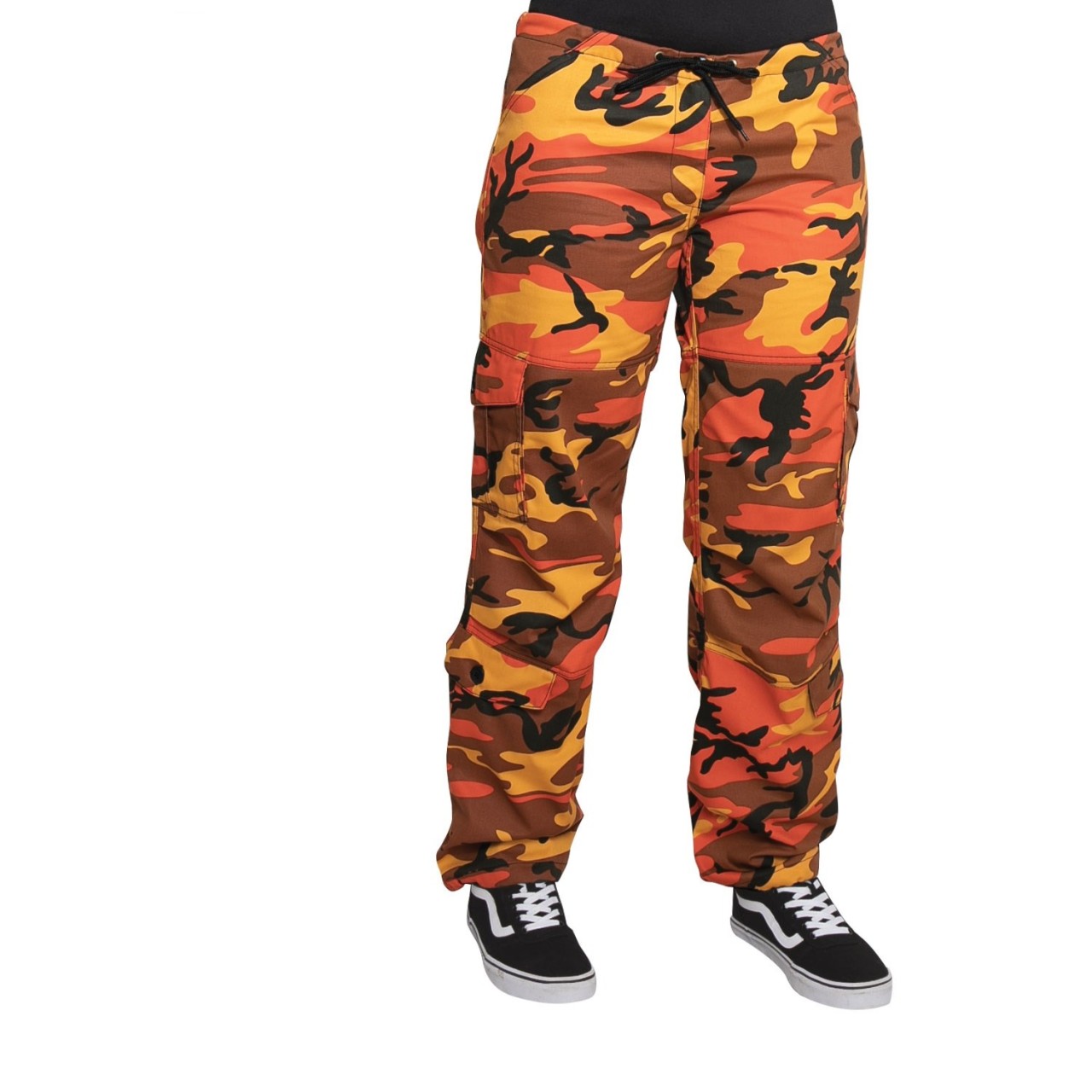 Nohavice dámske PARATROOPER ORANGE CAMO