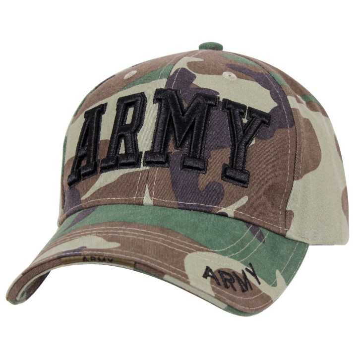 Čiapka DELUXE ARMY baseball WOODLAND