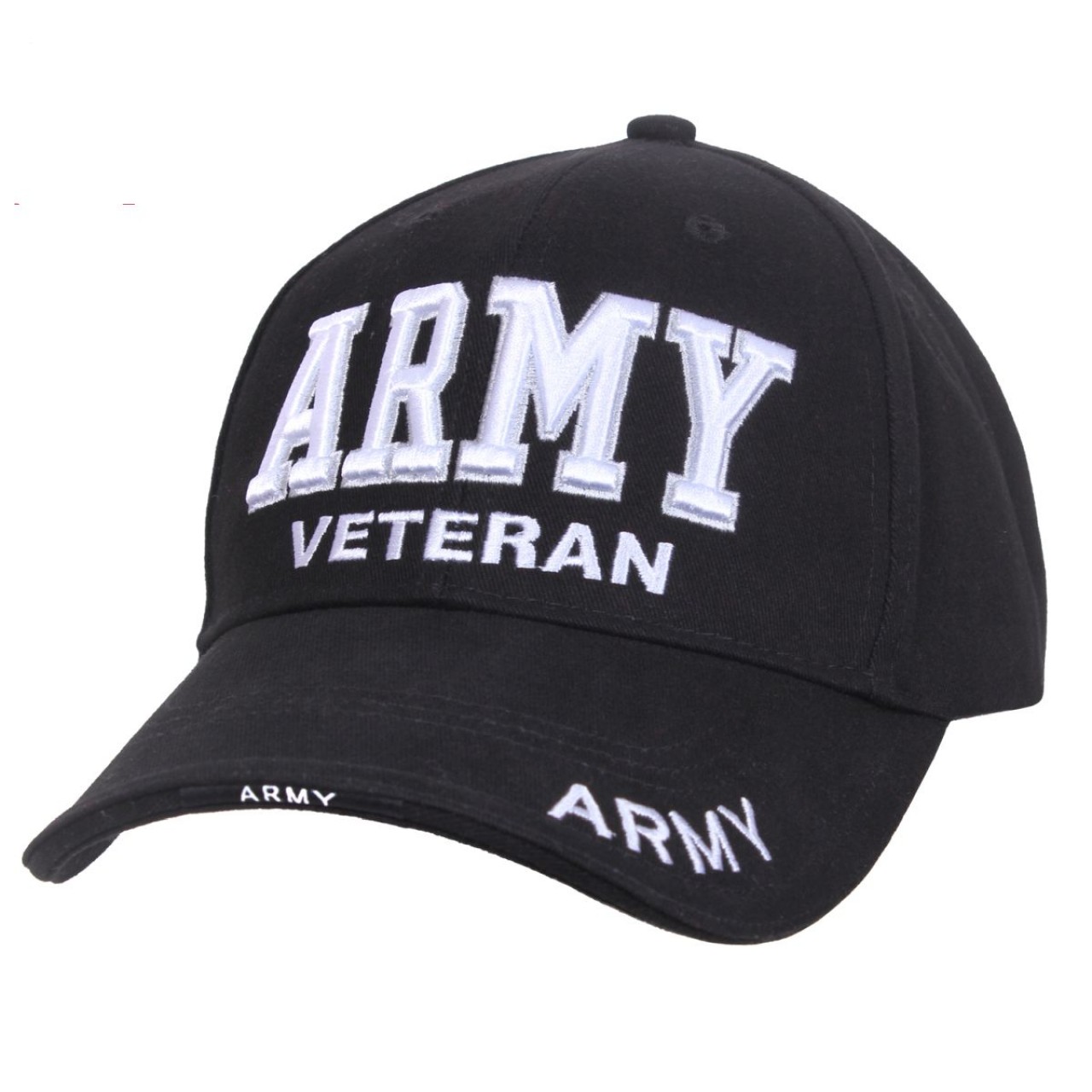 Čiapka DELUXE ARMY VETERAN baseball ČIERNA