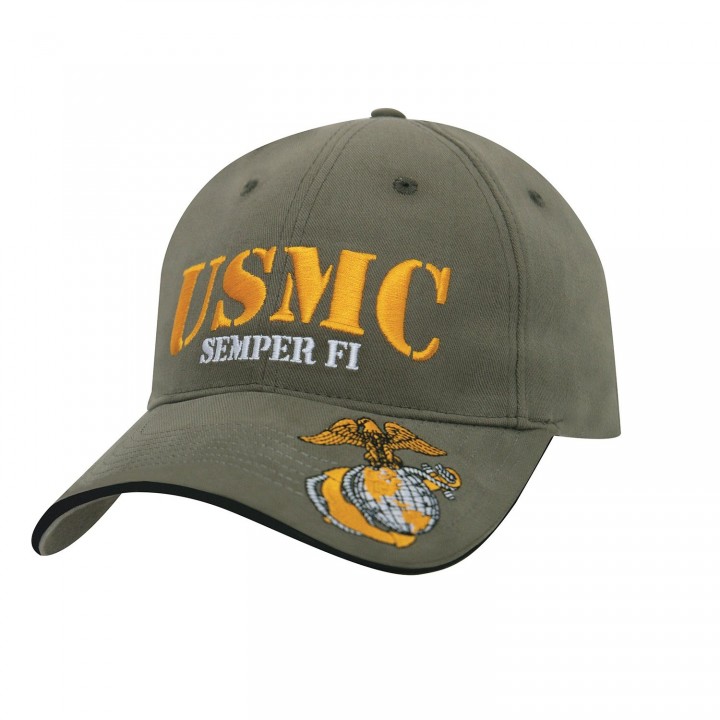 Čiapka USMC SEMPER FI baseball ZELENÁ