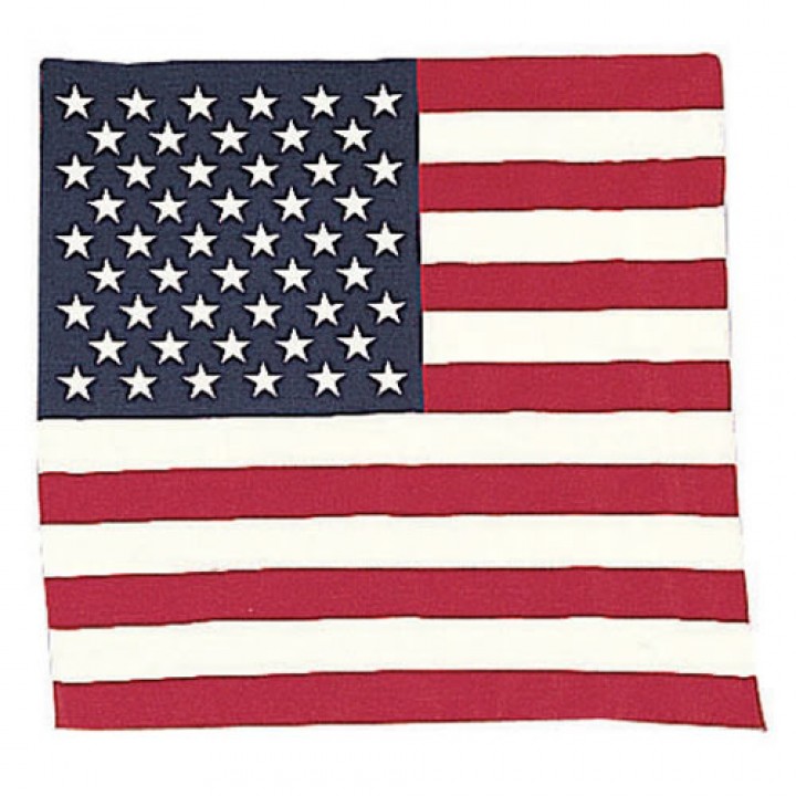 Šatka 55 x 55 cm U.S. vlajka