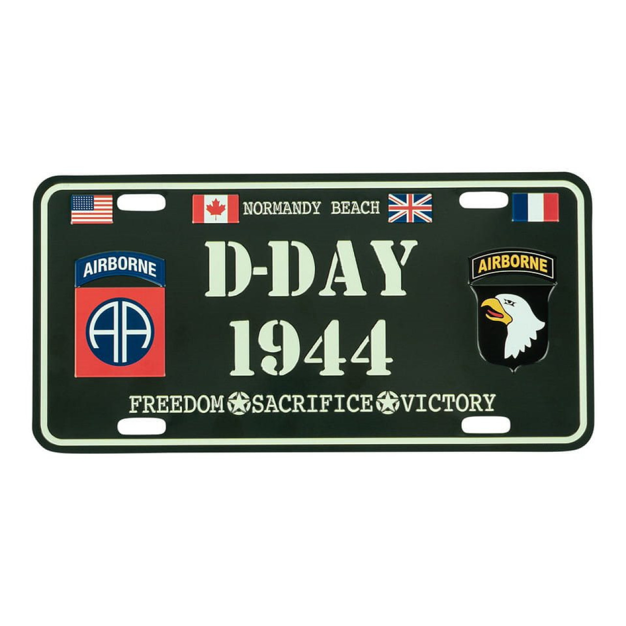 Ceduľa plechová D-DAY 1944