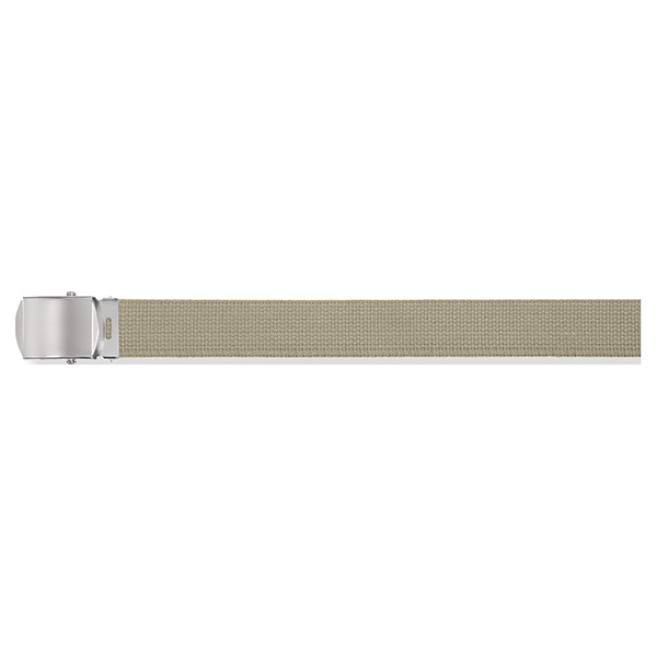 Opasok s chrómovou sponou 110 cm KHAKI