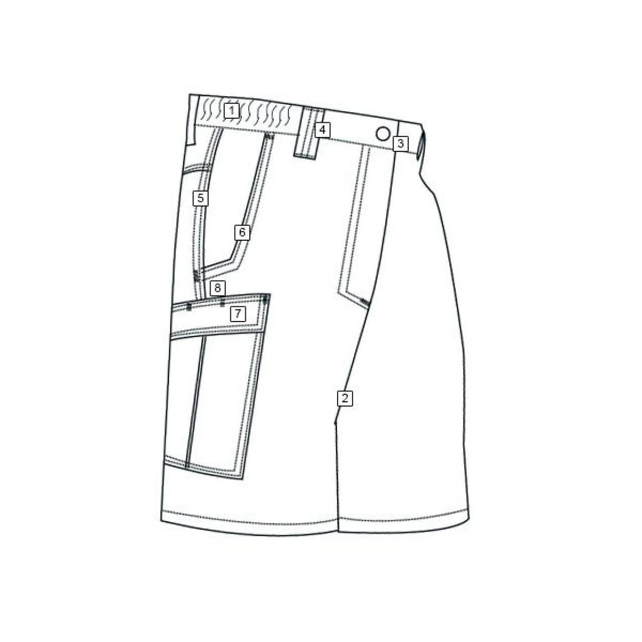 Nohavice krátke 24-7 SIMPLY TACTICAL CARGO MODRÉ