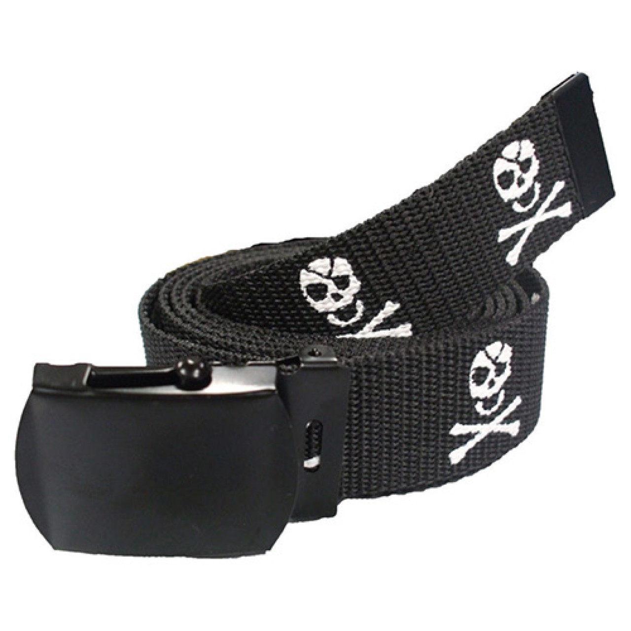 Opasok JOLLY ROGER lebky ČIERNY