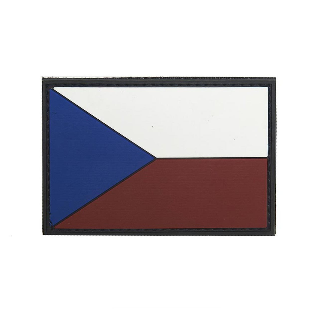 Nášivka Zástava Česko plast 8x5cm
