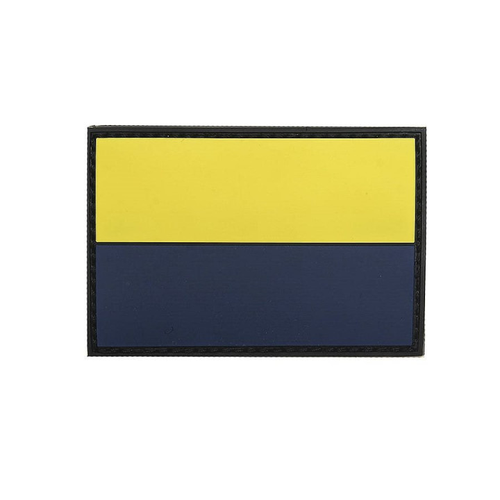 Nášivka UKRAINE farebná plastová VELCRO 8x5cm