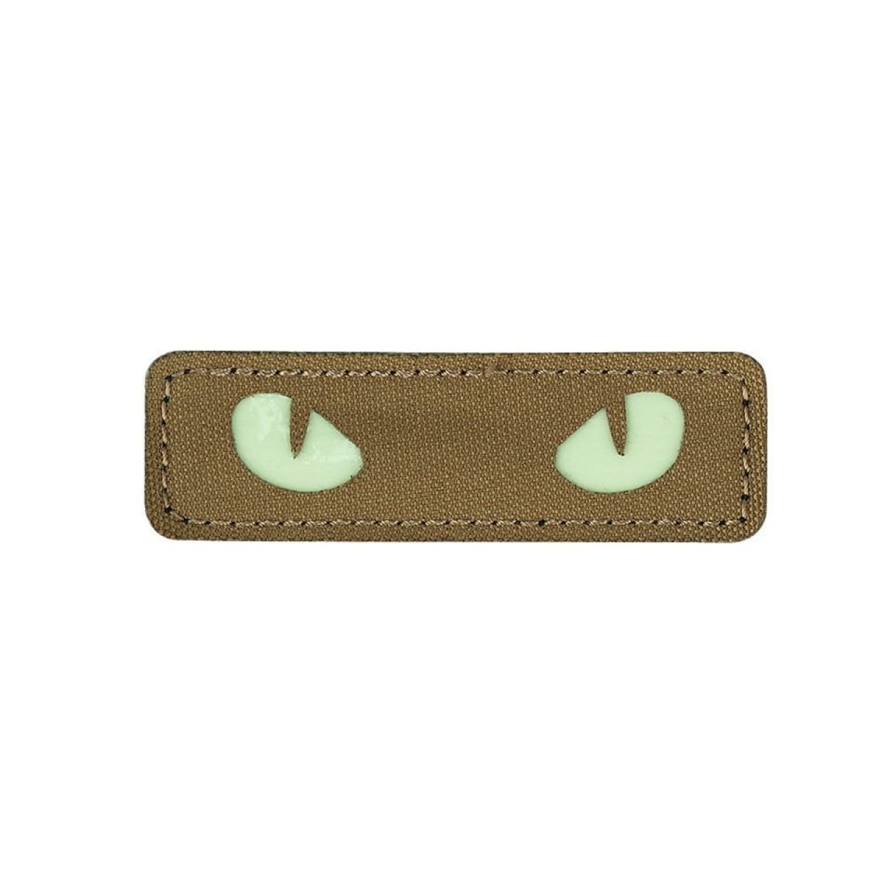 Nášivka CAT EYES velcro COYOTE - GLOW IN THE DARK