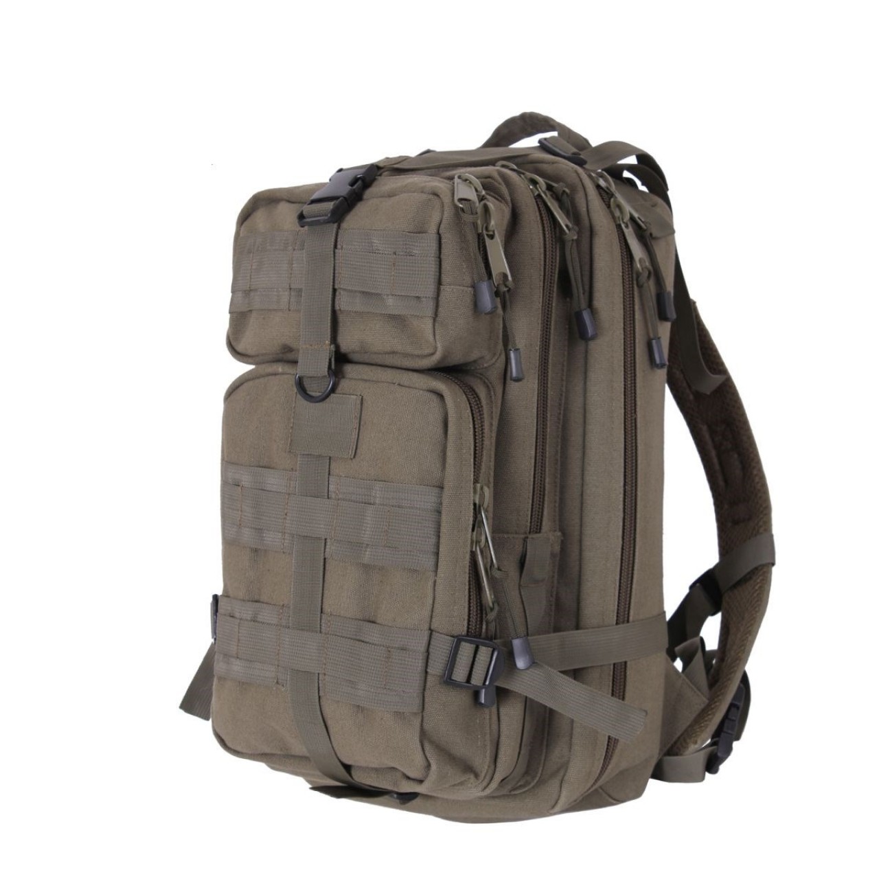 Ruksak TACTICANVAS GO PACK plátený ZELENÝ